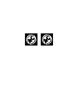 Decal Allis Chalmers Logo (Black) - 3/16" - DA920