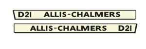 Decal 1/64 Allis Chalmers D-21 Set - DA721