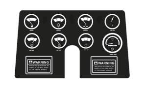 Decal 1/16 Case Agri King Dash Decal - DC38
