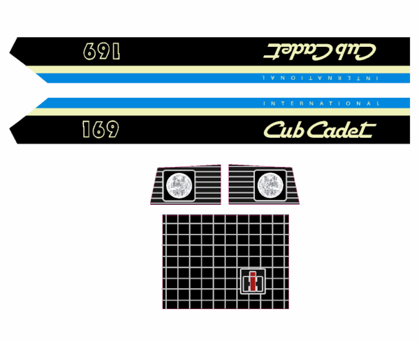 Decal 1/16 Cub Cadet 169 set - DI418