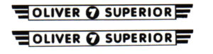 Decal 1/16 Oliver 7 Superior for Manure Spreader 3"- DO505