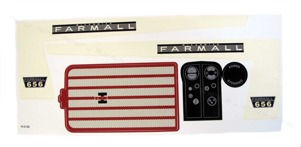 Decal Farmall 656 Pedal Tractor Decal set - DPI5126 - Midwest Decals ...