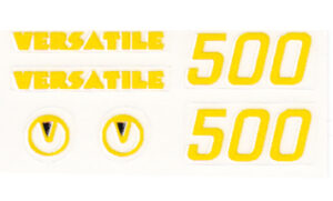 Decal 1/64 Versatile 500 Set - Yellow, Black (pair) - DV704