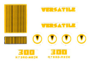 Decal 1/64 Versatile 300 Hydro Mech Set - DV706