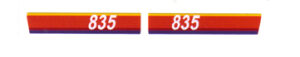 Decal 1/64 Versatile 835 Candy Stripes - DV732