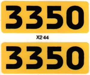 Decal 1/16 Balzer Model No 3350 - DX244