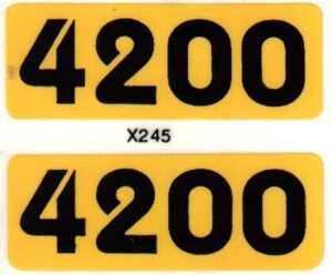 Decal 1/16 Balzer Model No 4200 - DX245