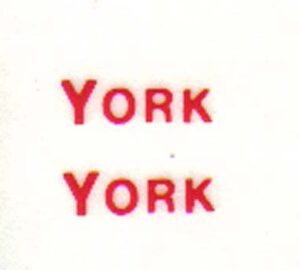 Decal York Grain Bin 7/16"  - DX87