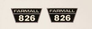 Decal 1/16 Farmall 826 Model Numbers - DI55