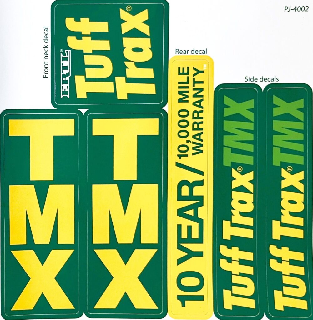 Decal Truff Trax TMX Trike - DPJ4002 - Midwest Decals & Farm Toys