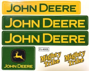 Decal John Deere Mighty Trike Set - DPJ4005