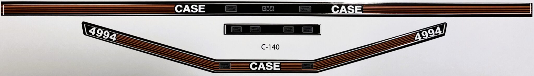 Decal 1/16 Case 4994 Side Panel & Cab - DC140 - Midwest Decals & Farm Toys