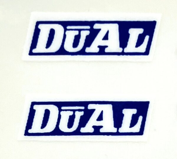 Decal 1/16 Dual - White, Blue - DX353