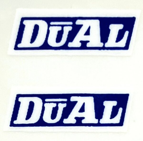 Decal 1/16 Dual - White, Blue - DX353