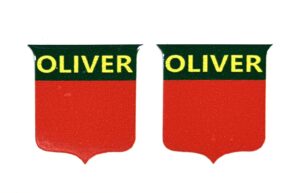 Decal Oliver Red Green Logo - 3/4" DO945