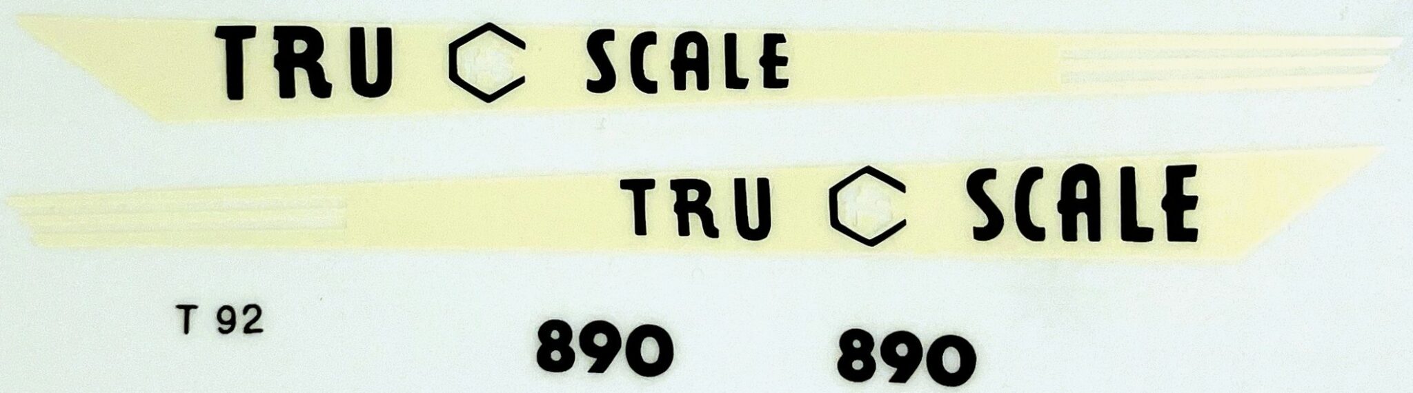 Tru Scale Map Decal 1/16 Tru Scale 890 Hood Stripes cream DT92 - Midwest Decals ...