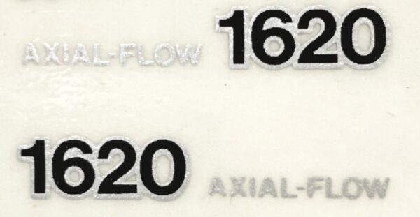 Decal 1/64 Case IH Combine 1620 Axial Flow Model Number - DC511