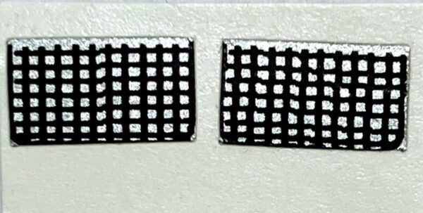 Decal 1/16 Lamps - Silver, Black - DX232