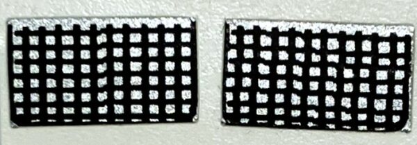 Decal 1/16 Lamps - Silver, Black - DX232