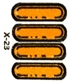 Decal 1/16 Warning Lamps John Deere DX23