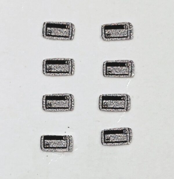 Decal 1/64 Door Latch (8) - DX240A