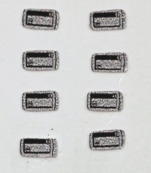 Decal 1/64 Door Latch (8) - DX240A