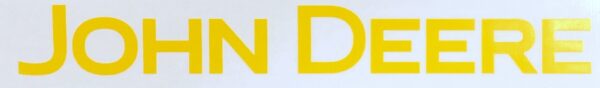 Decal John Deere Pedal Trailer yellow 8"- DPJ9007