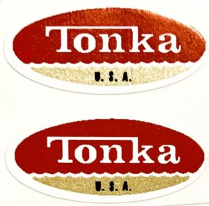 Decal Tonka Truck (Pair) - 1 1/2" DTK104B