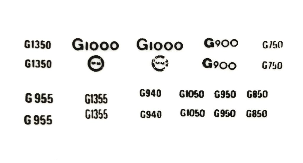 Decal 1/64 Minneapolis Moline G Series Model Numbers Set DMM703A ...