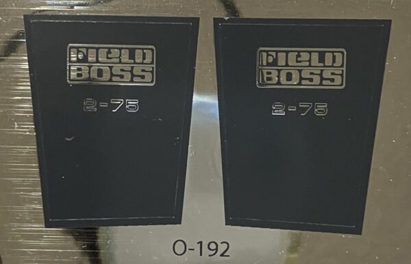 Decal 1/16 White 2-75 lower hood panels DO192