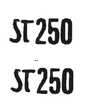 Decal 1/32 Steiger ST250 Model Number - DS600