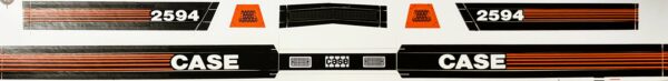 Decal 1/16 Case 2594 Hood and Fender - DC136