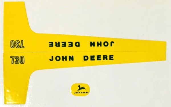 Decal 1/16 John Deere 730 Hood Pannel - DJ77 - Image 2