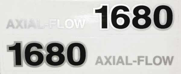 Decal 1/16 Case IH Combine 1680 Axial Flow model number - DC500