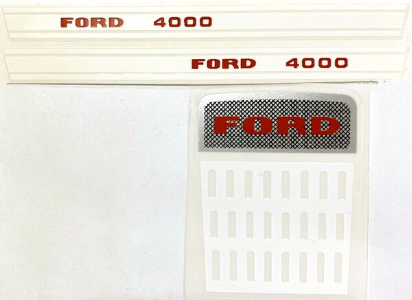 Decal 1/12 Ford 4000 Set with Grille - DF10