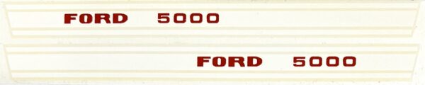 Decal 1/12 Ford 5000 Hood Stripe - DF18