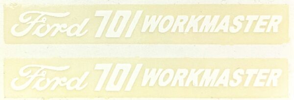 Decal 1/12 Ford 701 Workmaster (White) - DF099L