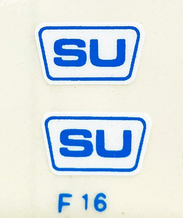Decal 1/12 SU (blue on white) slightly smaller - DF16
