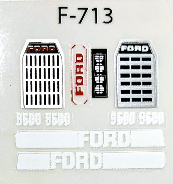 Decal 1/64 Ford 8600 9600 Set - DF713