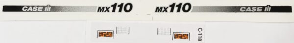 Decal 1/16 Case IH MX-110 Set Early -DC152C
