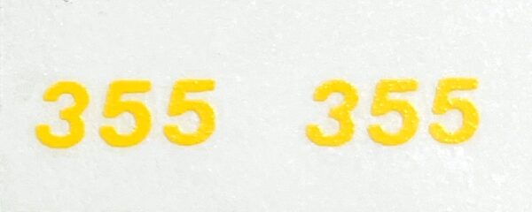 Decal 1/32 New Holland Grinder Mixer 355 Model Numbers - DNH12 - 5/8"