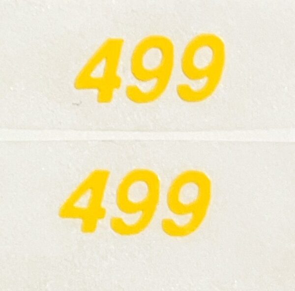 Decal 1/16 New Holland Grinder Mixer 499 Model Numbers - DNH14 - 7/16"