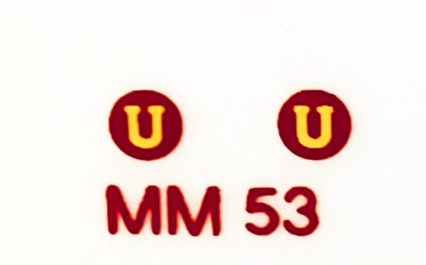 Decal 1/16 Minneapolis Moline U Model Numbers - DMM53