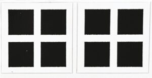 Decal 1/64 Window 4 Pane - 5/8" DX4702