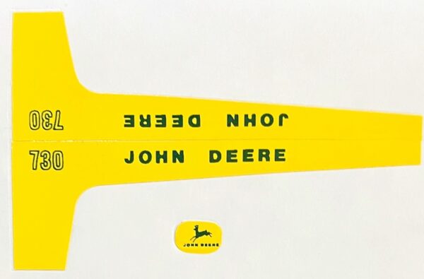 Decal 1/16 John Deere 730 Hood Pannel - DJ77