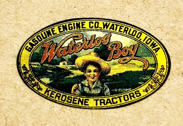 Decal 1/16 John Deere Waterloo Boy Tank - DJ2