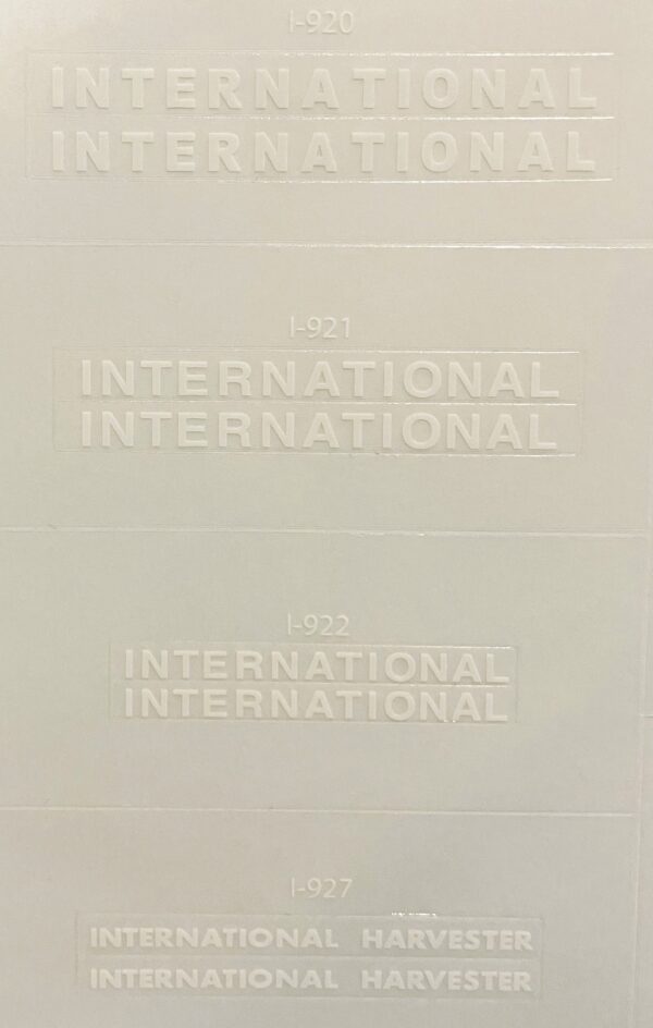 Decal International Word Group white print DI1920
