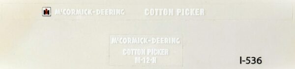 Decal 1/16 McCormick M12H Cotton Picker Set - DI536