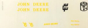Decal 1/16 John Deere 50 Set - DJ39
