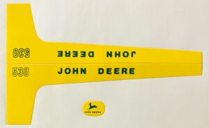 Decal 1/16 John Deere 530 Hood Pannel (ERTL) - DJ79E